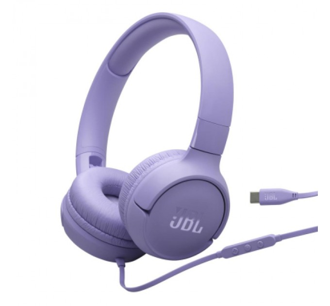 Навушники JBL Tune 520C USB-C Purple (JBLT520CPUR)