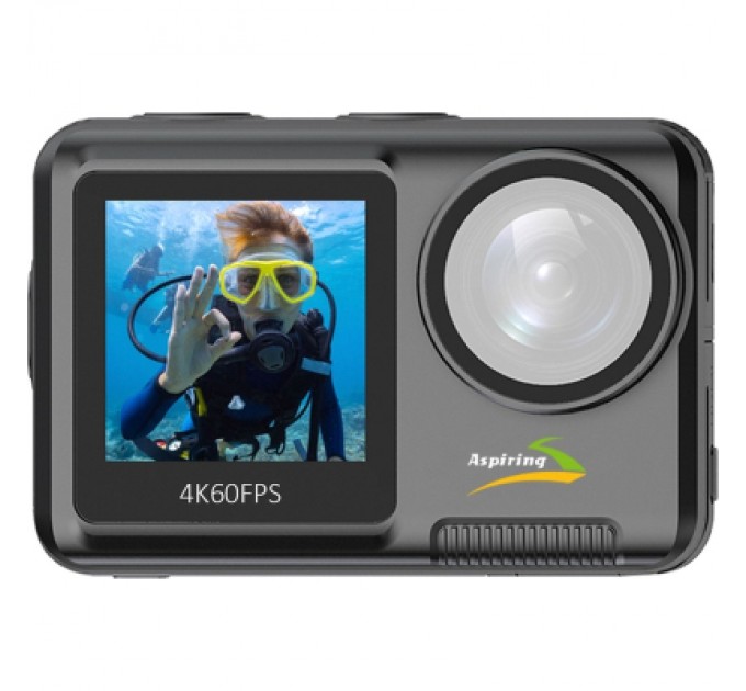 Екшн-камера Aspiring Repeat 4 ULTRA HD 4K DUAL SCREEN (86ASZE21PB)