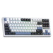 Aula Клавіатура Aula F87 Gasket Greywood V3 Wireless/Bluetooth/USB UA White (6948391208602)