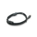 VEGGIEG Дата кабель USB 2.0 AM/AF 1.0m black VEGGIEG (YT-AM/AF-V-U105)