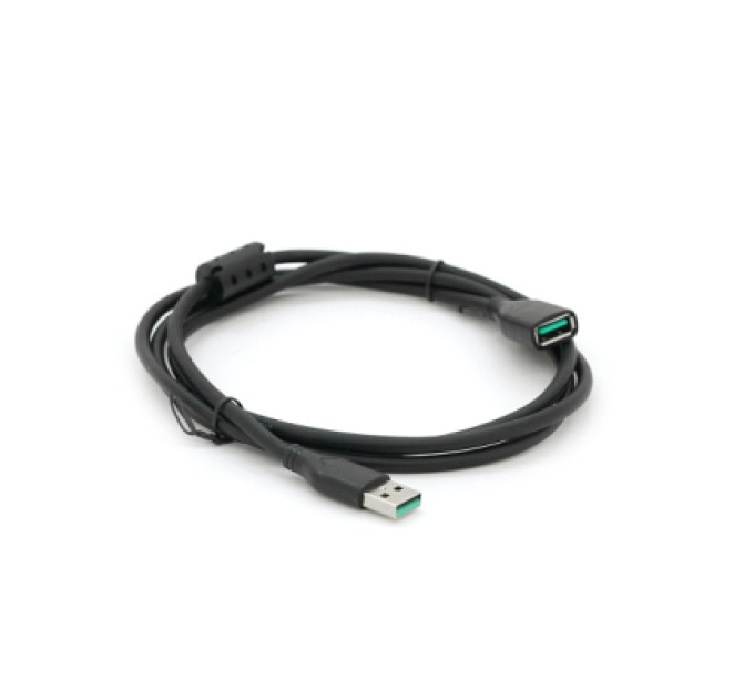 VEGGIEG Дата кабель USB 2.0 AM/AF 1.0m black VEGGIEG (YT-AM/AF-V-U105)