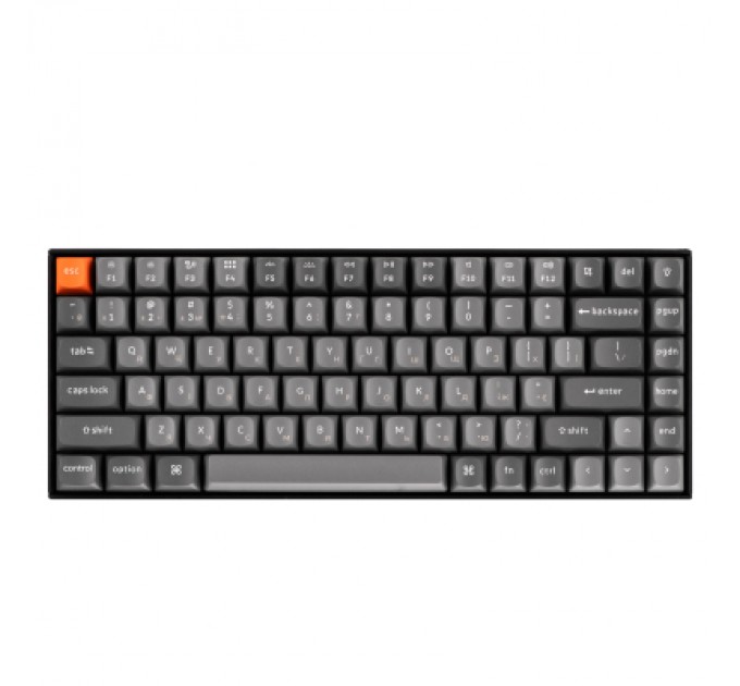 Клавіатура Keychron K2 Max K Super Red Hot-Swap QMK Wireless/Bluetooth/USB-А UA Black (K2M-J1-UA)
