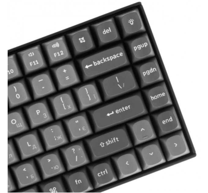 Клавіатура Keychron K2 Max K Super Red Hot-Swap QMK Wireless/Bluetooth/USB-А UA Black (K2M-J1-UA)