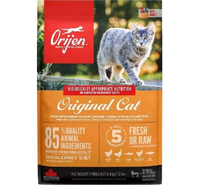 Сухий корм для кішок Orijen Original 5.4 кг (0064992280543)