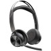 Poly Навушники Poly Voyager Focus 2 MS Stereo USB-C + USB-C/A Adapter + Charging Stand Black (9T9J6AA)