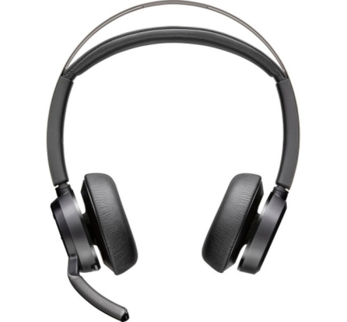 Poly Навушники Poly Voyager Focus 2 MS Stereo USB-C + USB-C/A Adapter + Charging Stand Black (9T9J6AA)