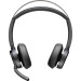 Poly Навушники Poly Voyager Focus 2 MS Stereo USB-C + USB-C/A Adapter + Charging Stand Black (9T9J6AA)