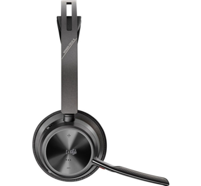 Poly Навушники Poly Voyager Focus 2 MS Stereo USB-C + USB-C/A Adapter + Charging Stand Black (9T9J6AA)