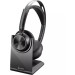 Poly Навушники Poly Voyager Focus 2 MS Stereo USB-C + USB-C/A Adapter + Charging Stand Black (9T9J6AA)