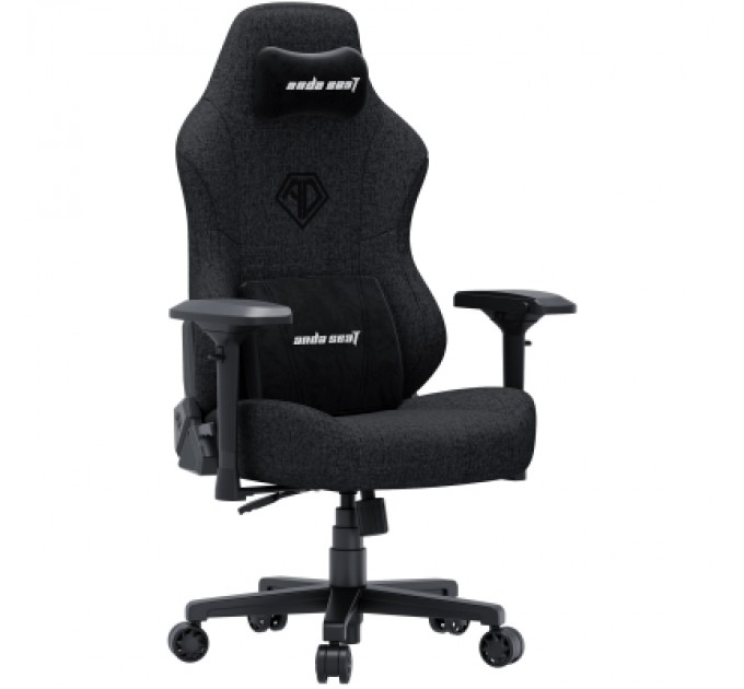 Крісло ігрове AndaSeat Phantom 3 Pro Fabric Size L Dark Gray (AD18YC-06-GB-F)