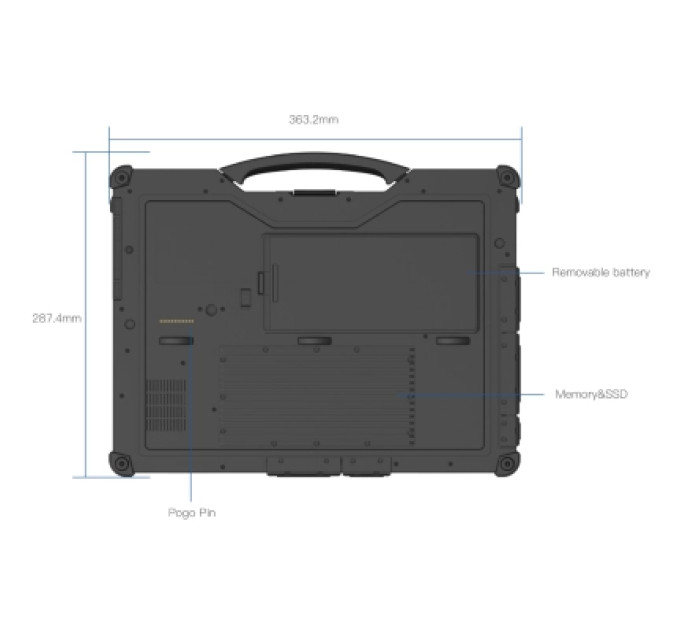 Vinga Ноутбук Vinga Scout X14A (X14A-1255321024BWP)