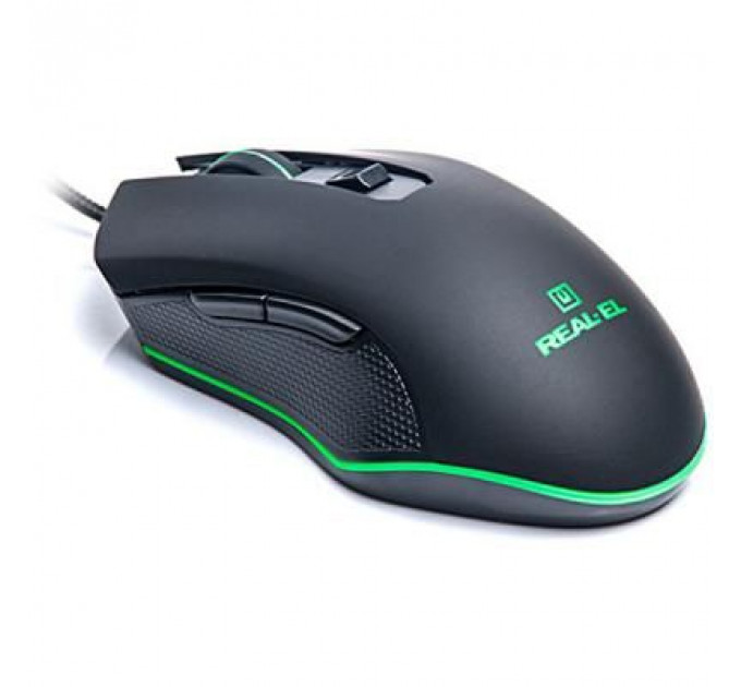 Мишка REAL-EL RM-550 Black