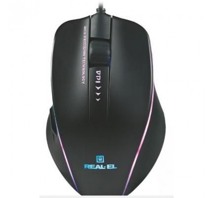 Мишка REAL-EL RM-747 Black
