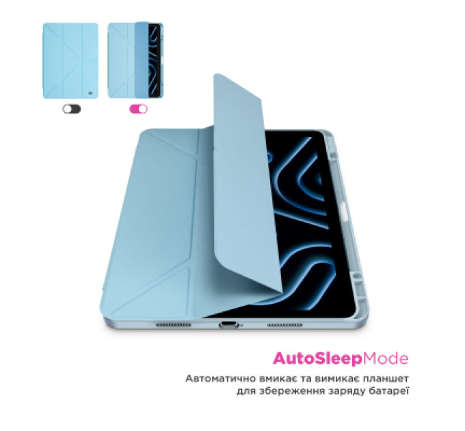 Armorstandart Чохол до планшета Armorstandart Y-Type PEN Samsung Galaxy Tab S9 / S9 FE / S10 FE Blue (ARM85519)
