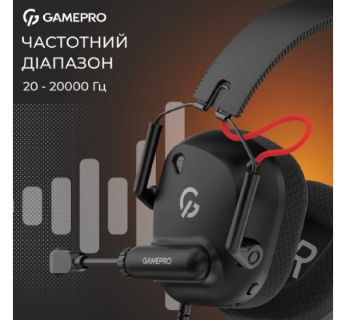 Навушники GamePro Genesis Mercury USB Black (HS120B)