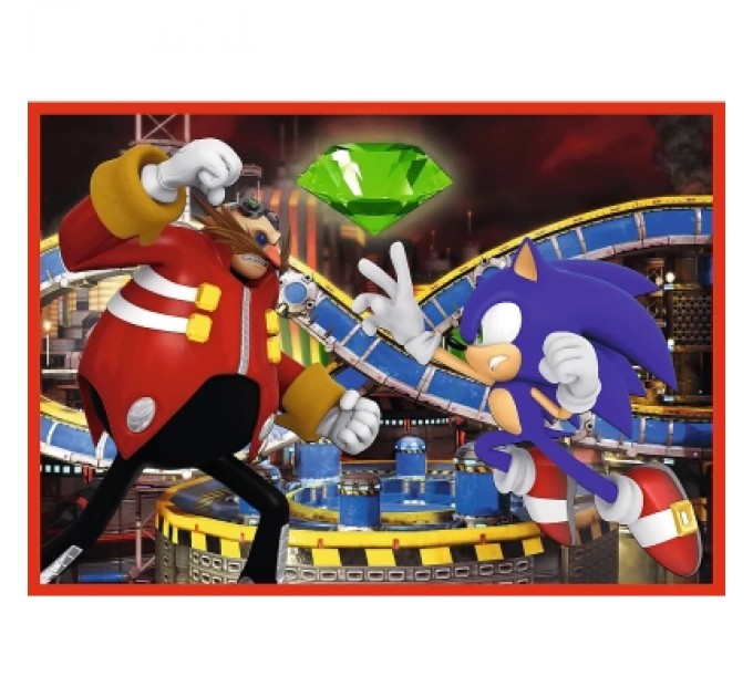 Пазл Trefl Sonic Пригоди Соніка 4 in 1 (35, 48, 54, 70) елемента (5900511346251)