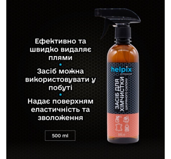 Автомобільний очисник Helpix шкіряного салону 500 мл (4823075800308)