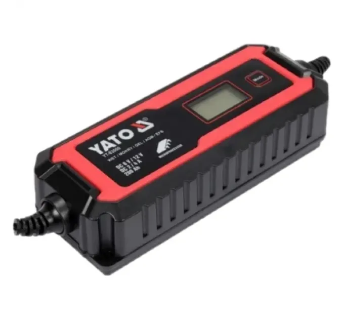 Зарядний пристрій для автомобільного акумулятора Yato YT-83001