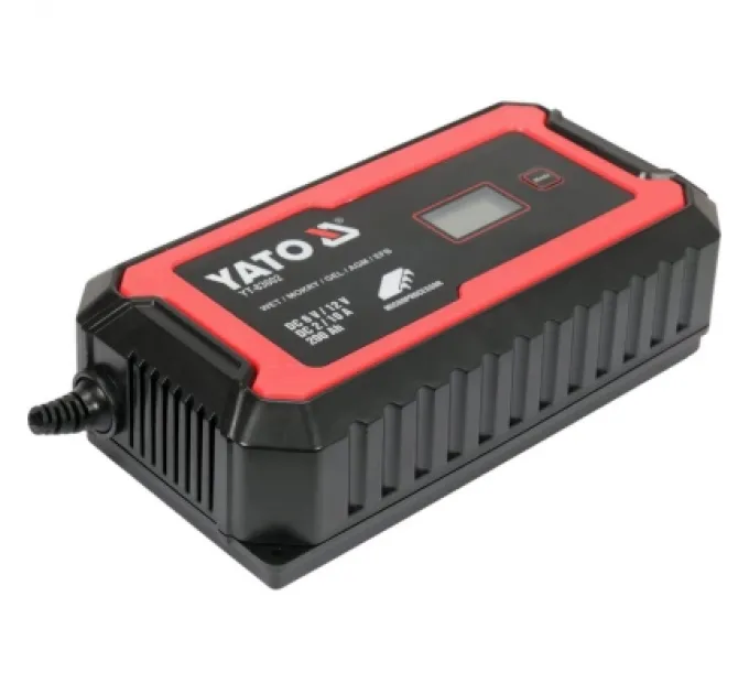 Зарядний пристрій для автомобільного акумулятора Yato YT-83002