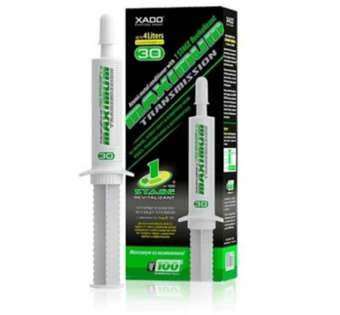 Присадка автомобільна Xado Maximum Transmission з ревіталізантом 30мл (XA 40014_8)