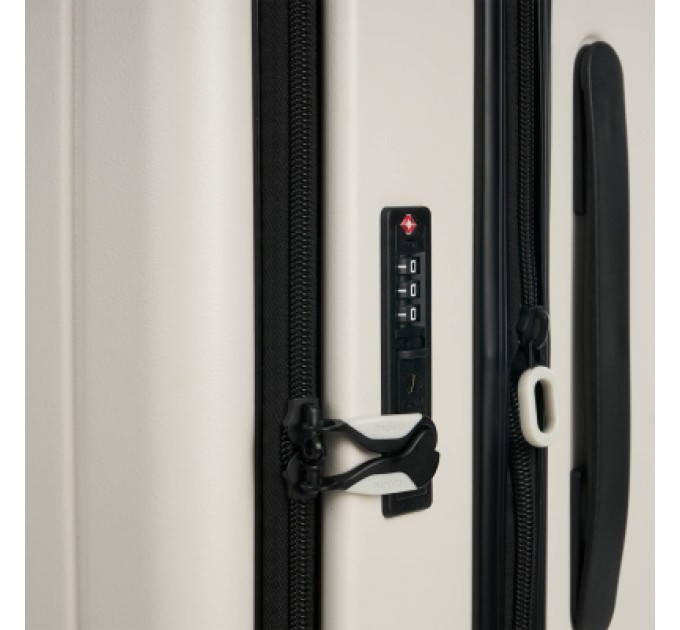 Валіза Bagland середня 72 л біла (1140621766)