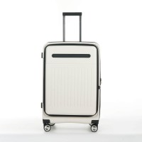 Валіза Bagland середня 72 л біла (1140621766)