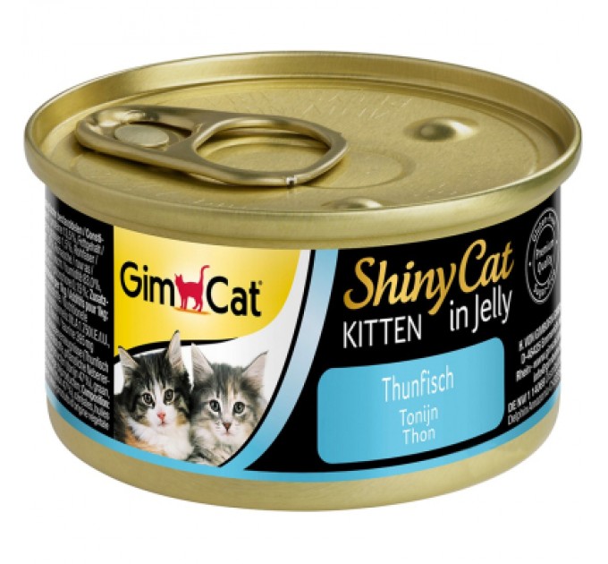Консерви для котів GimCat Shiny Kitten Для кошенят з тунцем 70 г (4002064413358)