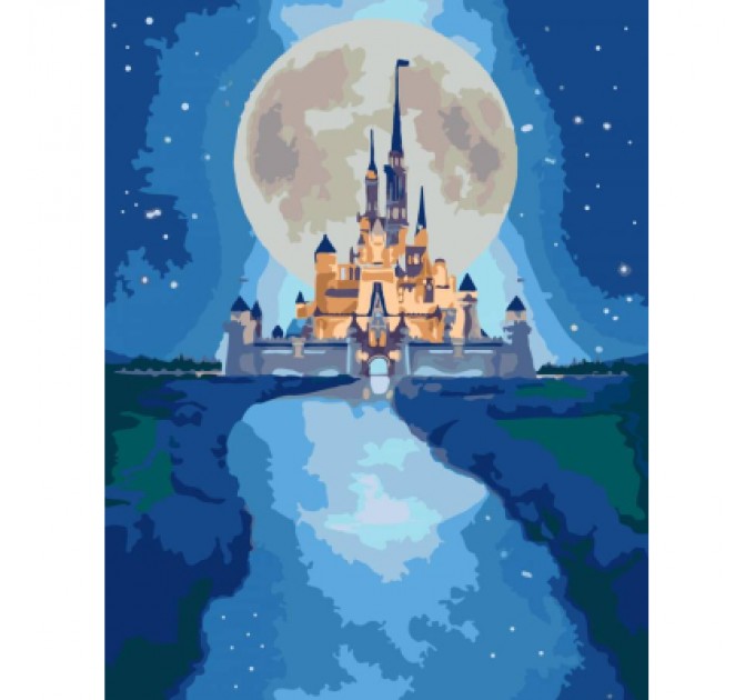Картина по номерам Rosa Чарівний замок 35 х 45 см (4823098538066)