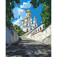 Картина по номерам ArtCraft Андріївська церква 40х50 см (11071-AC)