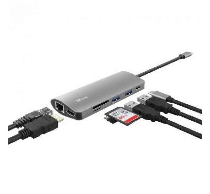 Концентратор Trust DALYX 7-IN-1 USB-C ALUMINIUM (23775_TRUST)