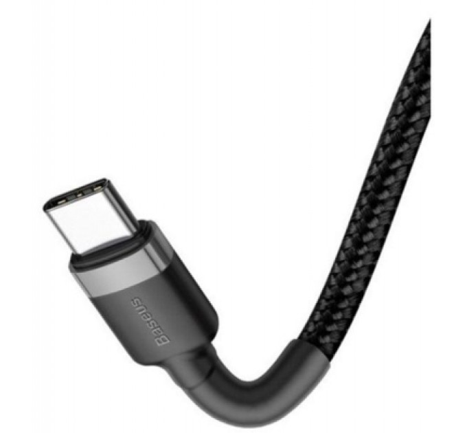 Baseus Дата кабель USB-C to USB-C 2.0m USB 3.1 3A grey-black Baseus (CATKLF-HG1)