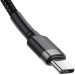 Baseus Дата кабель USB-C to USB-C 2.0m USB 3.1 3A grey-black Baseus (CATKLF-HG1)