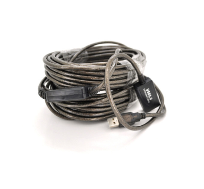 Voltronic Дата кабель USB 2.0 AM/AF 20.0m active transparent Voltronic (YT-AECWC AM/AF-20.0m)