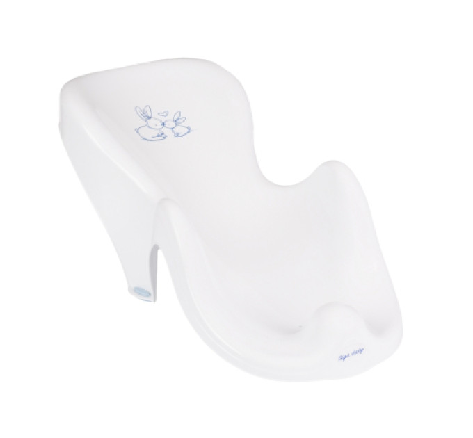 Tega Baby Гірка для купання Tega Baby антиковзка Bunny white (KR-003-103)