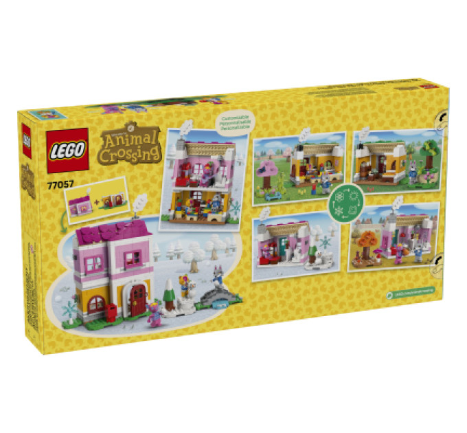 LEGO Конструктор LEGO Animal Crossing Творчі будинки: сезони розваг (77057)