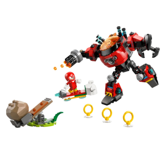 LEGO Конструктор LEGO Sonic Knuckles vs. Dr. Eggman Egg Crusher Mech (77005)