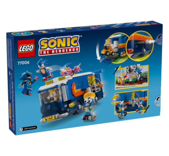 LEGO Конструктор LEGO Sonic та командна вантажівка (77006)