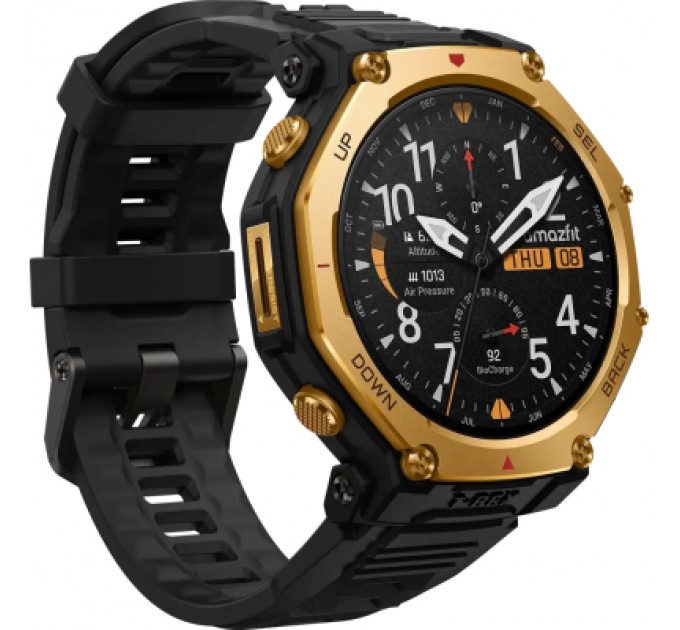 Смарт-годинник Amazfit T-Rex 3 Pro 48mm W2444OV5N Black Gold (1170957)