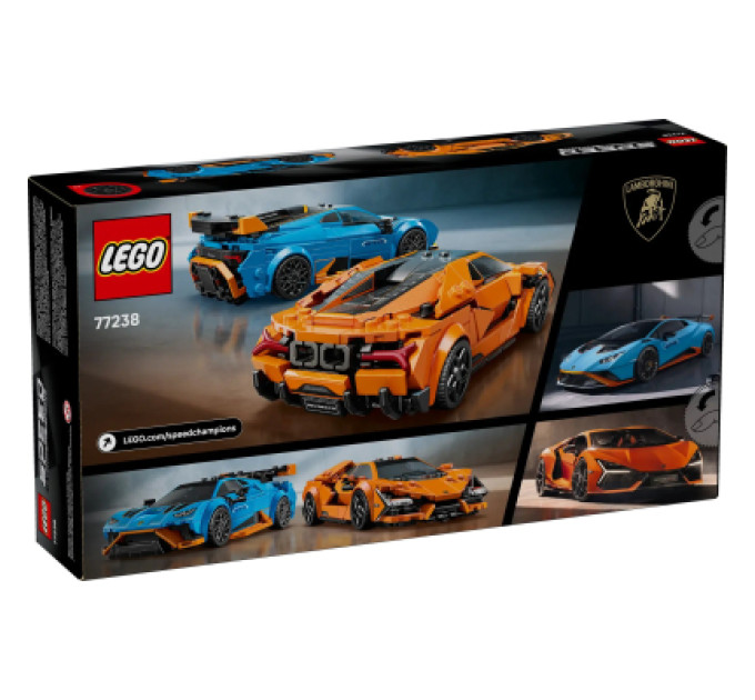 LEGO Конструктор LEGO Speed Champions Lamborghini Revuelto та Huracan STO (77238)