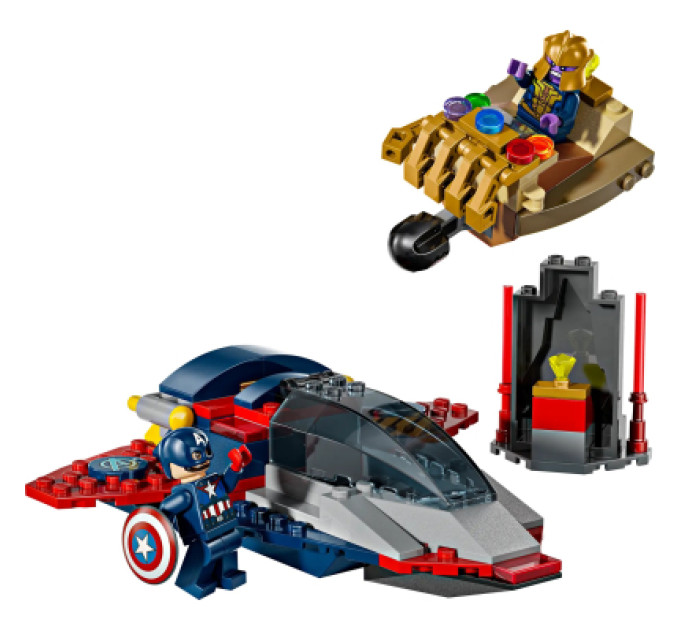 LEGO Конструктор LEGO Super Heroes Капітан Америка проти Таноса (76319)