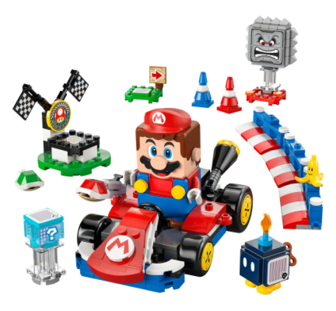LEGO Конструктор LEGO Super Mario Mario Kart – Interactive Mario та Standard Kart (72043)