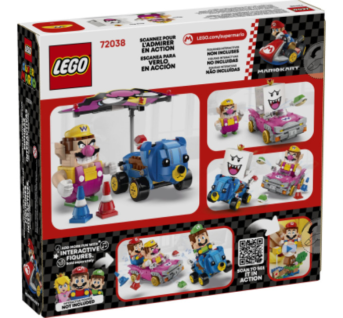 LEGO Конструктор LEGO Super Mario Mario Kart – Wario та King Boo (72038)