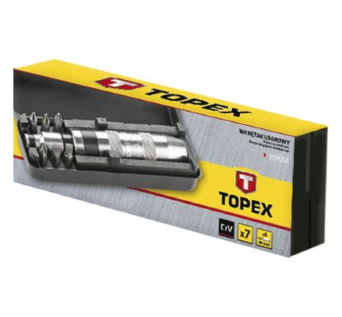 Набір викруток Topex ударних, 7 шт. (39D556)