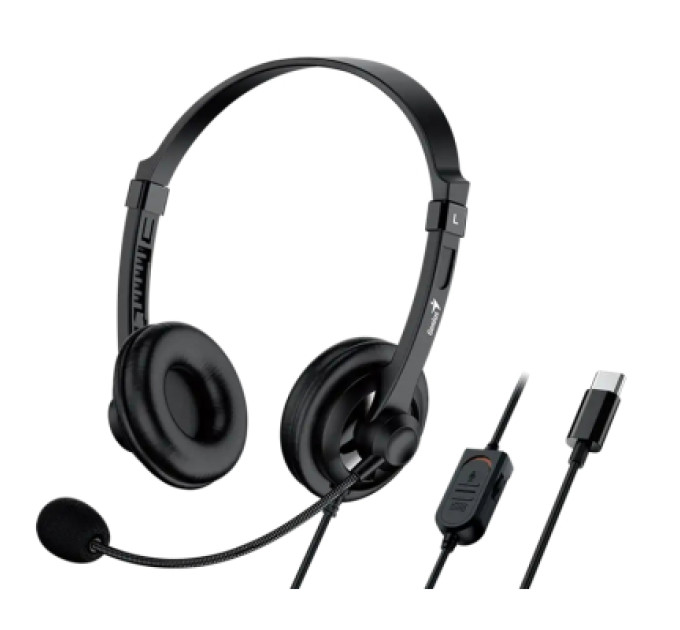 Genius Навушники Genius HS-230U USB-C Black (31710021405)