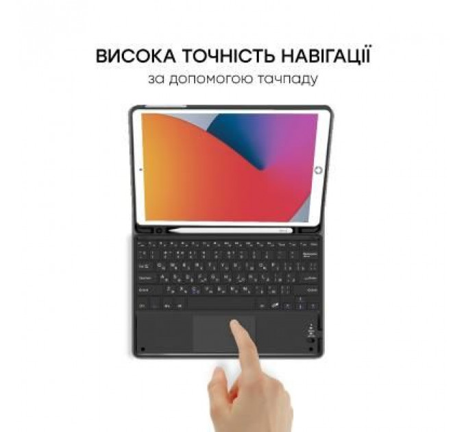 Чохол до планшета AirOn Premium iPad 10.2" 2019/2020/2021 7/8/9th Gen Air 3 Kbd+Tch (4822352781058)