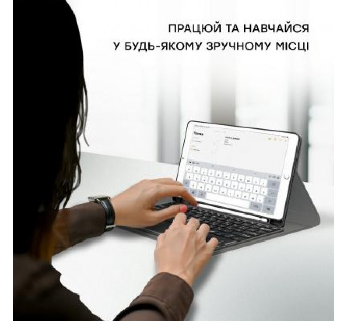 Чохол до планшета AirOn Premium iPad 10.2" 2019/2020/2021 7/8/9th Gen Air 3 Kbd+Tch (4822352781058)