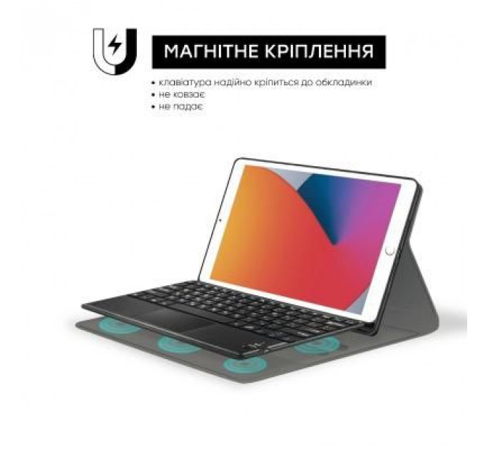 Чохол до планшета AirOn Premium iPad 10.2" 2019/2020/2021 7/8/9th Gen Air 3 Kbd+Tch (4822352781058)