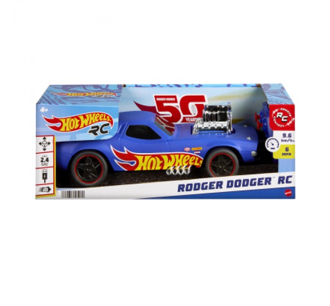 Радіокерована іграшка Hot Wheels Автомодель Rodger Dodger 1:16 (HTP54)