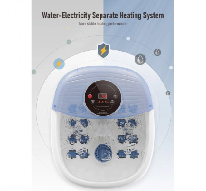 Масажна ванночка для ніг NAIPO XKAM-SPA18 блакитний