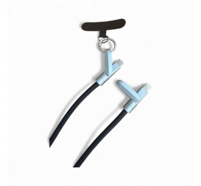 Дата кабель USB-C to USB-C 1.2m PD3.1 100W braided black XoKo (XK-SC-HLD-200-BK)